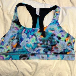 Lululemon Invigorate Bra size 14 SeaWheeze NWT Rare